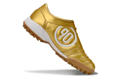 Nike Total 90 III TF Football Shoes - Gold/White
