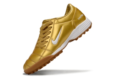 Nike Total 90 III TF Football Shoes - Gold/White