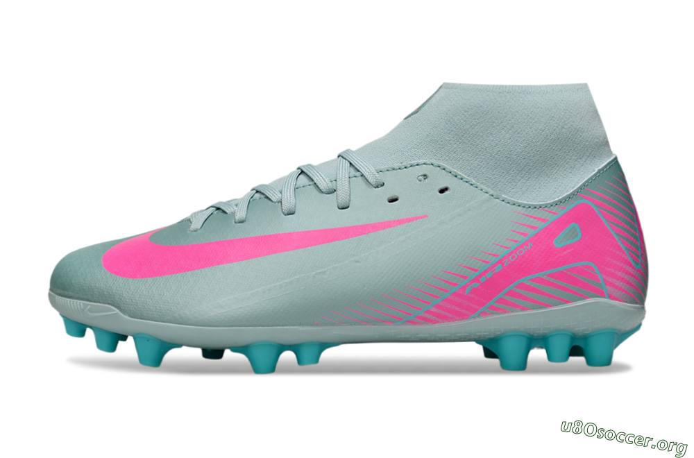 Nike Air Zoom Mercurial Superfly 10 Academy AG Football Boots - Jade/Pink 3