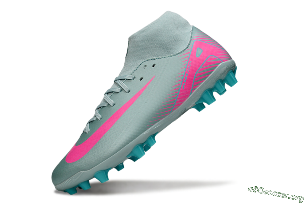 Nike Air Zoom Mercurial Superfly 10 Academy AG Football Boots - Jade/Pink 5