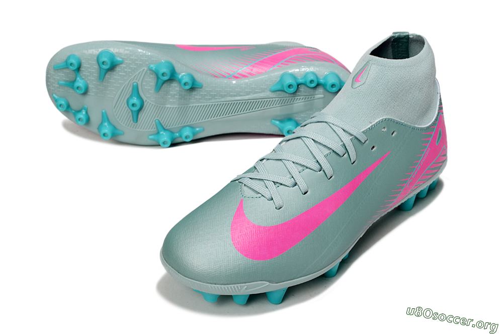 Nike Air Zoom Mercurial Superfly 10 Academy AG Football Boots - Jade/Pink 0