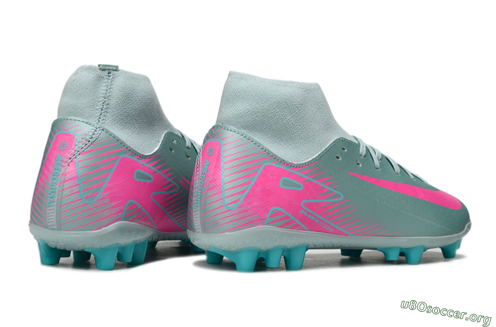 Nike Air Zoom Mercurial Superfly 10 Academy AG Football Boots - Jade/Pink 6