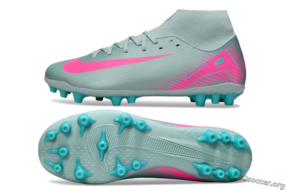 Nike Air Zoom Mercurial Superfly 10 Academy AG Football Boots - Jade/Pink 1