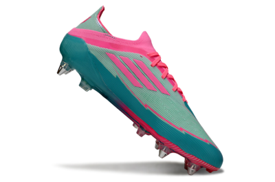 Messi x Adidas F50 Elite SG Football Boots - Green/Pink