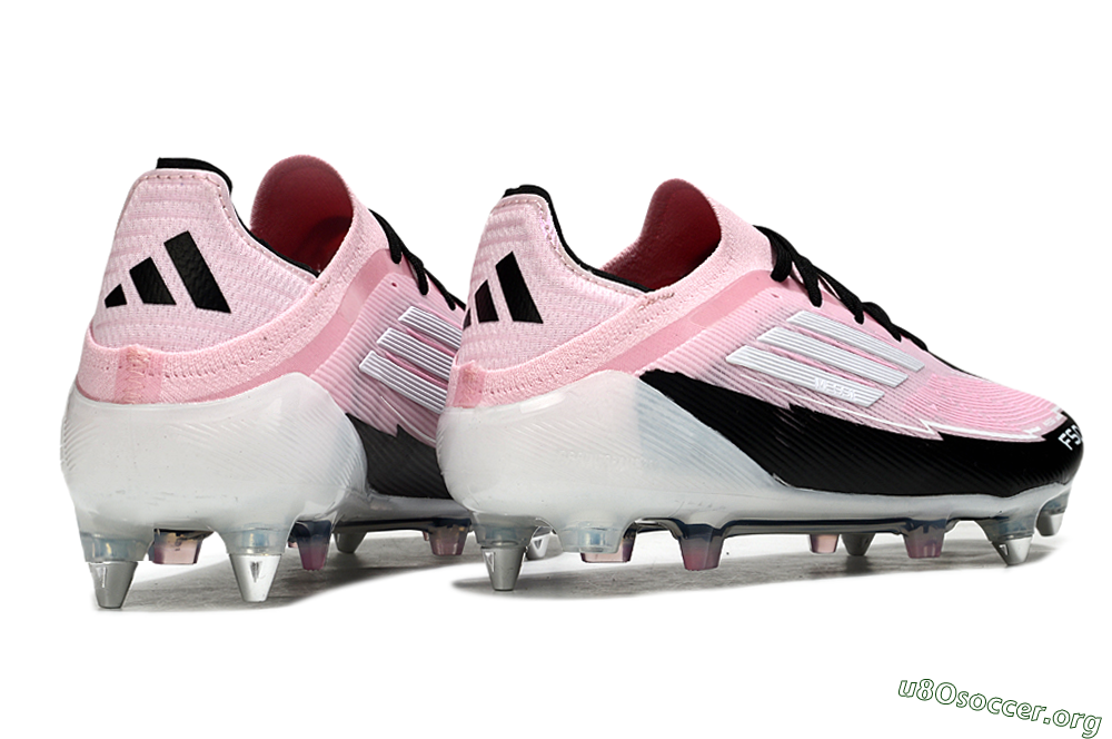 Messi x Adidas F50 Elite SG Football Boots - Pink/White/Black 6