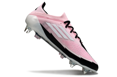 Messi x Adidas F50 Elite SG Football Boots - Pink/White/Black