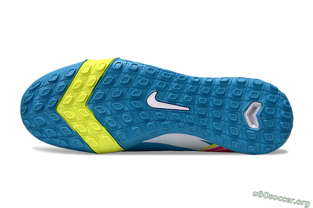 Nike Air Zoom Mercurial Superfly 10 Elite TF Football Shoes - Jade/Yellow/White 6