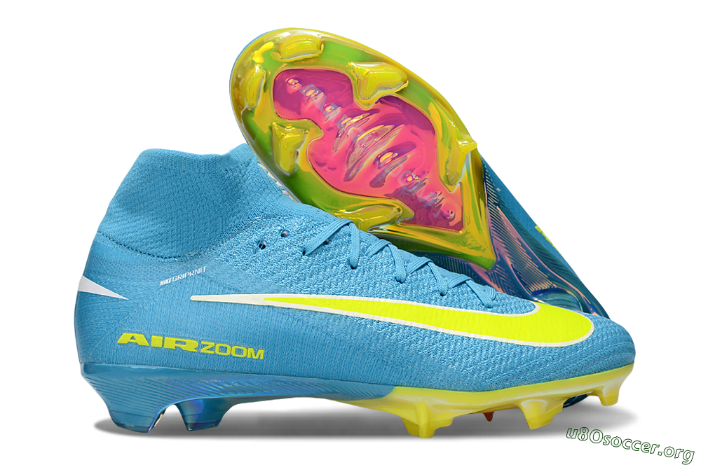 Nike Air Zoom Mercurial Superfly 10 Elite FG Football Boots - Jade/Yellow/White 2