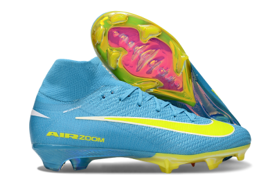 Nike Air Zoom Mercurial Superfly 10 Elite FG Football Boots - Jade/Yellow/White