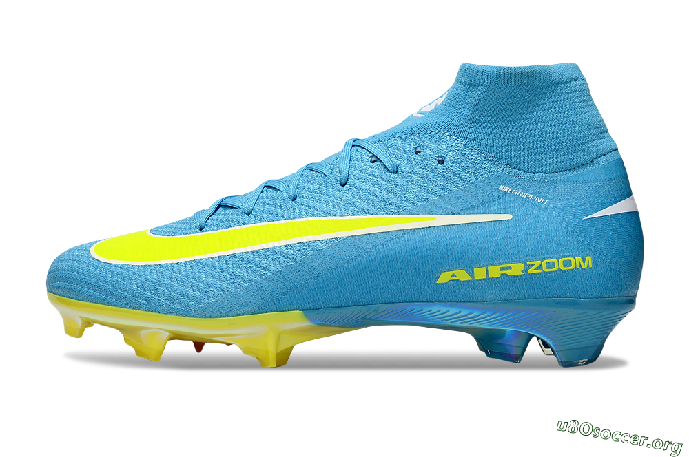 Nike Air Zoom Mercurial Superfly 10 Elite FG Football Boots - Jade/Yellow/White 3