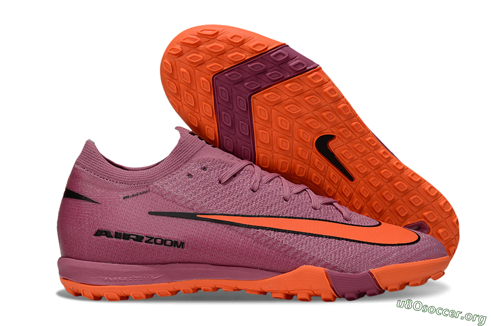Nike Air Zoom Mercurial Vapor 16 Elite TF Football Shoes - Red/Orange/Black 2