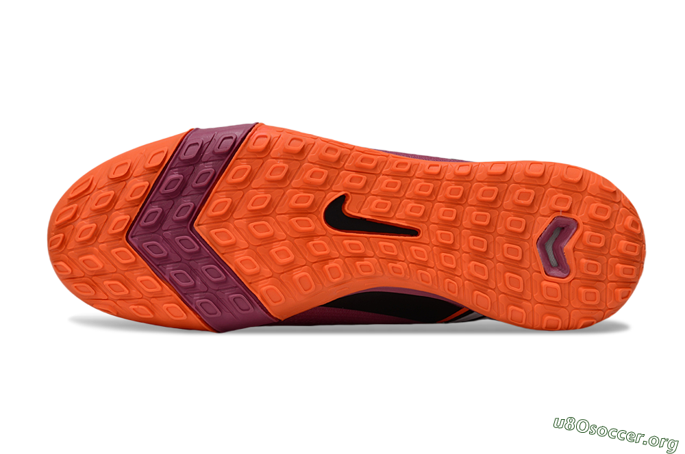 Nike Air Zoom Mercurial Vapor 16 Elite TF Football Shoes - Red/Orange/Black 6