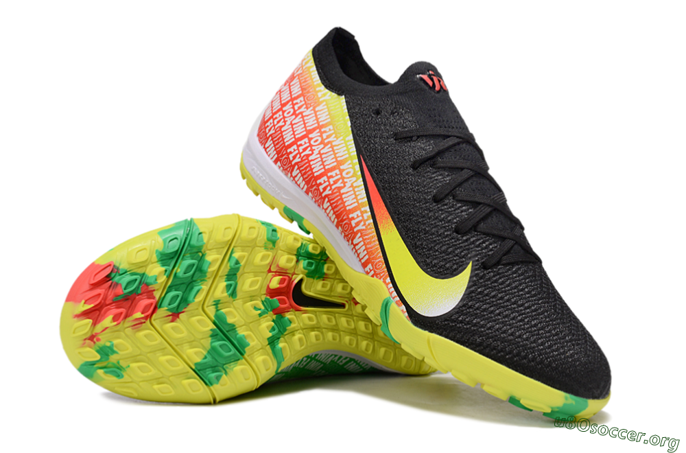 Nike Air Zoom Mercurial Vapor 16 Elite TF Football Shoes - White/Red/Yellow 0