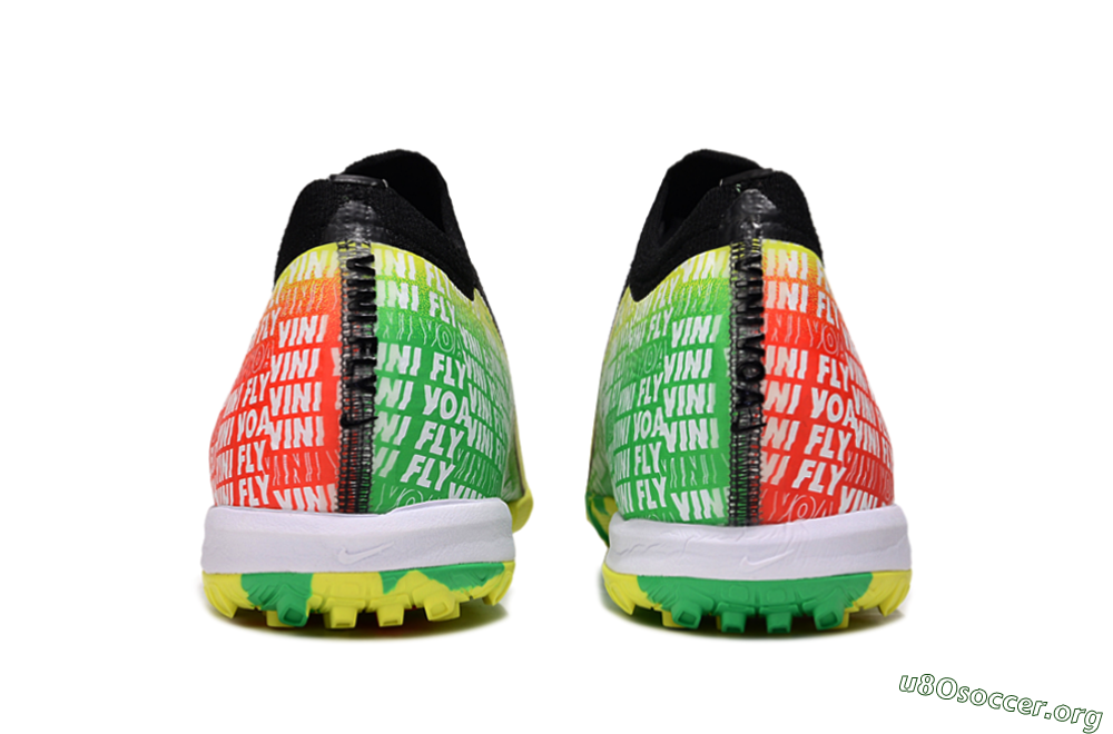 Nike Air Zoom Mercurial Vapor 16 Elite TF Football Shoes - White/Red/Yellow 5