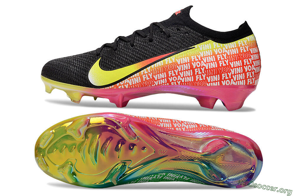 Nike Air Zoom Mercurial Vapor 16 Elite FG Football Boots - White/Red/Yellow 1