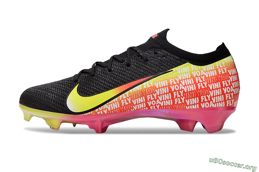 Nike Air Zoom Mercurial Vapor 16 Elite FG Football Boots - White/Red/Yellow 3
