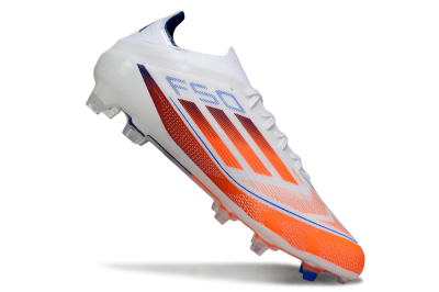 Adidas F50 Elite FG Football Boots - White/Red/Blue