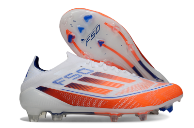 Adidas F50 Elite FG Football Boots - White/Red/Blue
