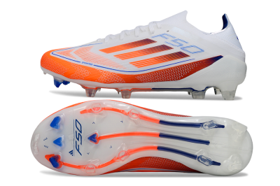 Adidas F50 Elite FG Football Boots - White/Red/Blue