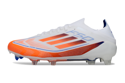 Adidas F50 Elite FG Football Boots - White/Red/Blue