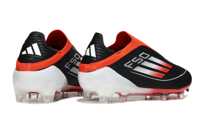 Adidas F50 Elite Laceless FG Football Boots - Black/Red/White