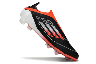 Adidas F50 Elite Laceless FG Football Boots - Black/Red/White