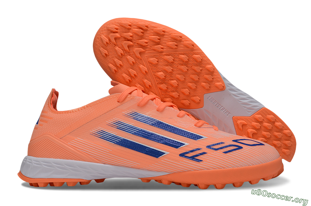 Adidas F50 Elite TF Football Shoes - Red/Blue/White 2