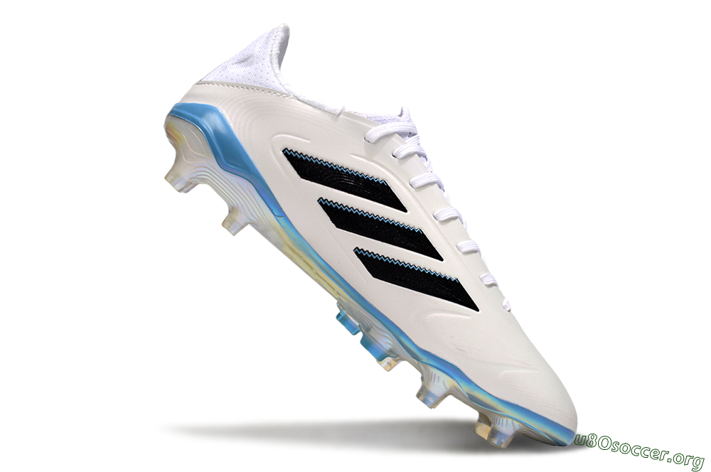 Adidas Copa Pure 3 Elite FG Football Boots - Beige/Black/Blue 4