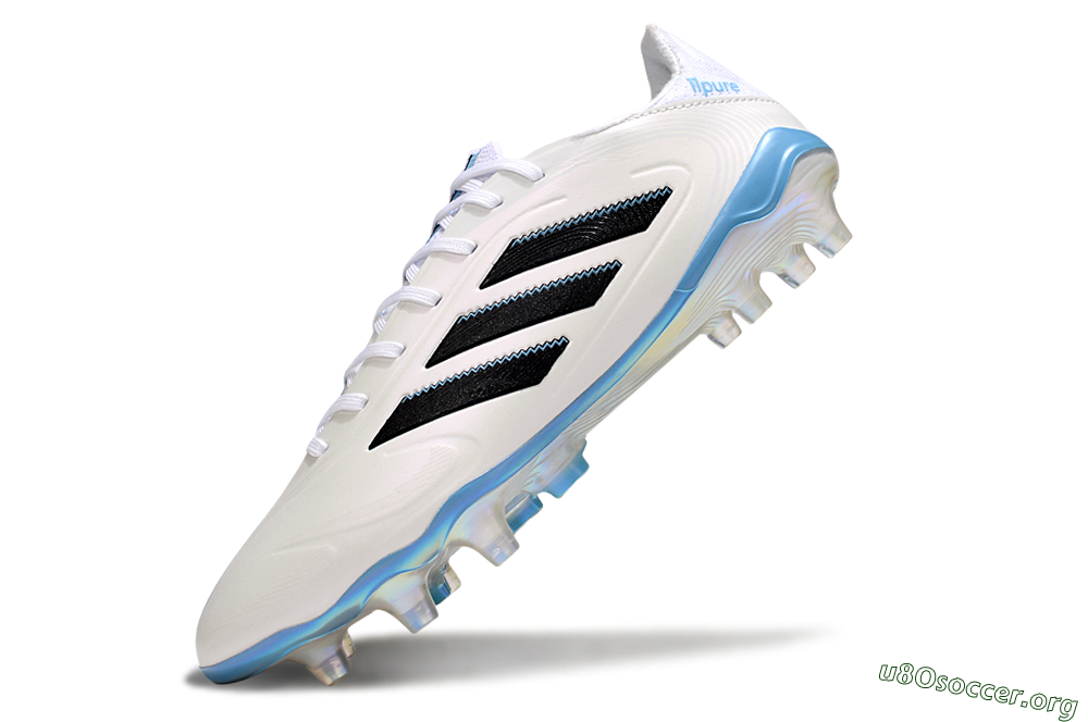 Adidas Copa Pure 3 Elite FG Football Boots - Beige/Black/Blue 5