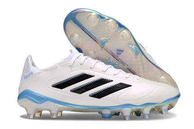 Adidas Copa Pure 3 Elite FG Football Boots - Beige/Black/Blue