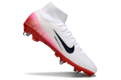 Nike Air Zoom Mercurial Superfly 10 Elite SG Football Boots - White/Black/Red