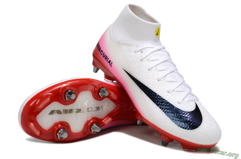 Nike Air Zoom Mercurial Superfly 10 Elite SG Football Boots - White/Black/Red 0