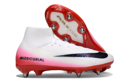 Nike Air Zoom Mercurial Superfly 10 Elite SG Football Boots - White/Black/Red