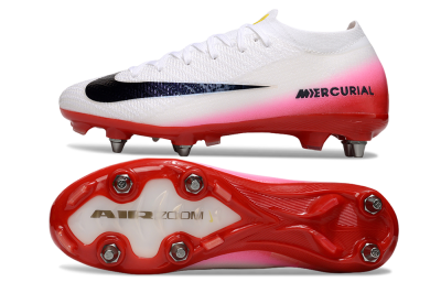 Nike Air Zoom Mercurial Vapor 16 Elite SG Football Boots - White/Black/Red