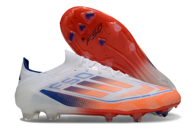 Adidas F50 Elite FG Football Boots - White/Red/Blue
