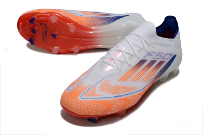 Adidas F50 Elite FG Football Boots - White/Red/Blue