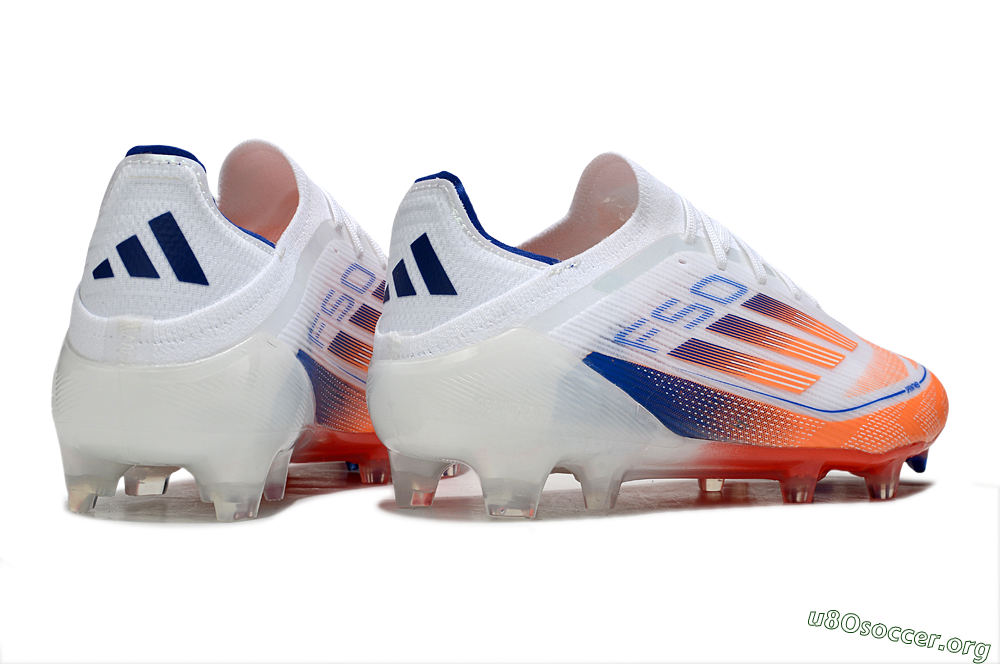 Adidas F50 Elite FG Football Boots - White/Red/Blue 6