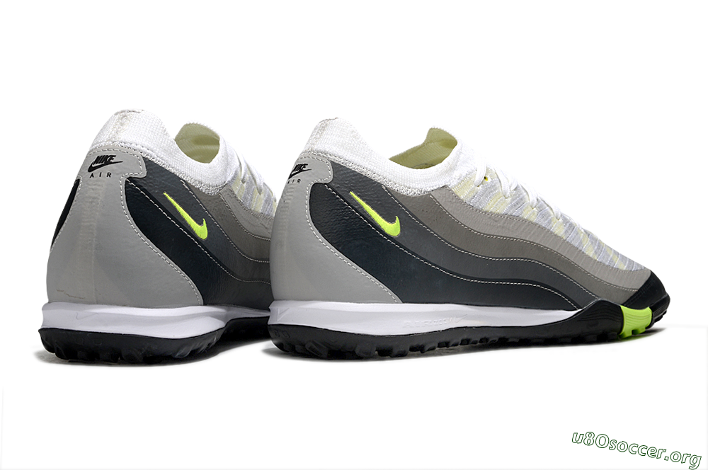 Nike Air Zoom Mercurial Vapor 16 Elite TF Football Shoes - White/Black/Yellow 6