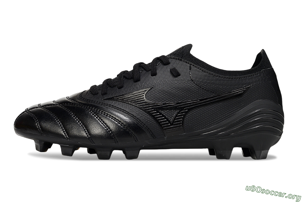 Mizuno Morelia Neo 4 FG Football Boots - Black/Black/Black 3