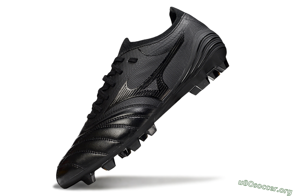 Mizuno Morelia Neo 4 FG Football Boots - Black/Black/Black 5