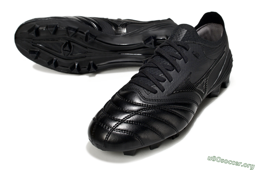 Mizuno Morelia Neo 4 FG Football Boots - Black/Black/Black 0
