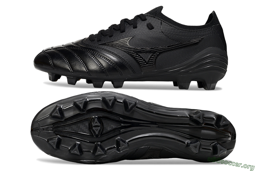 Mizuno Morelia Neo 4 FG Football Boots - Black/Black/Black 1