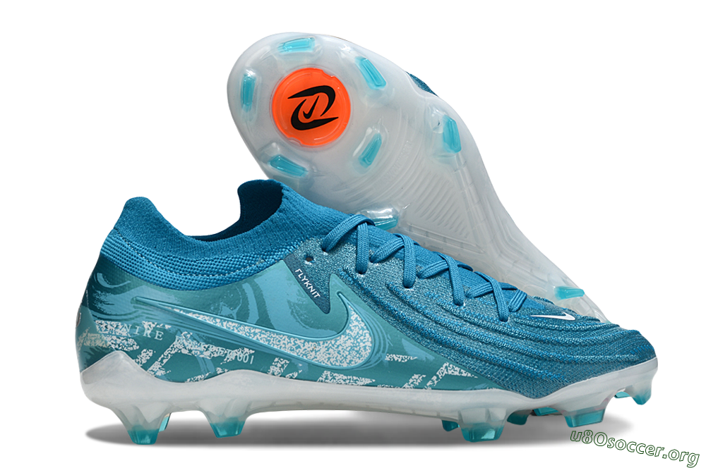Nike Phantom GX 2 Elite FG Football Boots - Jade/White/Blue 2