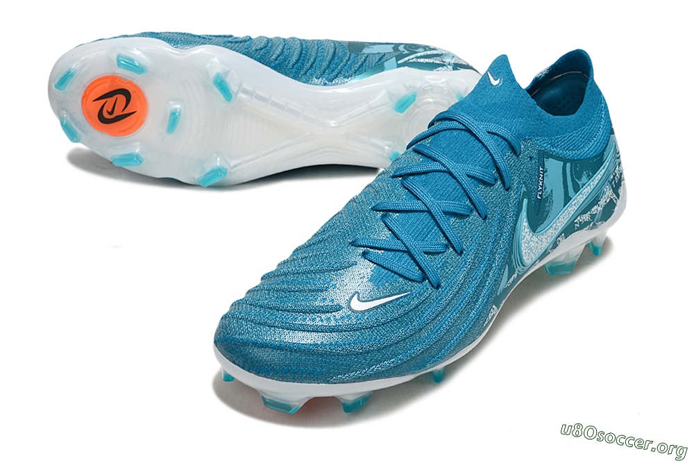 Nike Phantom GX 2 Elite FG Football Boots - Jade/White/Blue 0