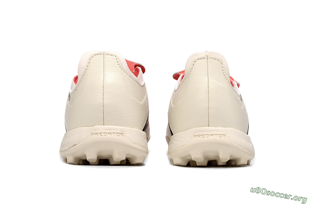 Adidas Predator Elite Foldover Tongue TF Football Shoes - Beige/Black/Red 5