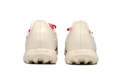 Adidas Predator Elite Foldover Tongue TF Football Shoes - Beige/Black/Red