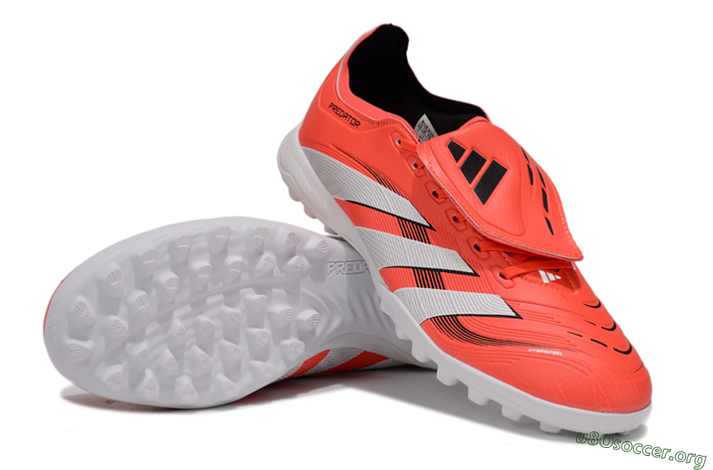 Adidas Predator Elite Foldover Tongue TF Football Shoes - Red/White/Black 0