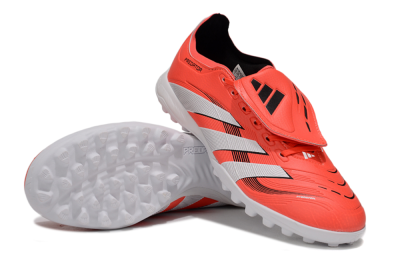 Adidas Predator Elite Foldover Tongue TF Football Shoes - Red/White/Black