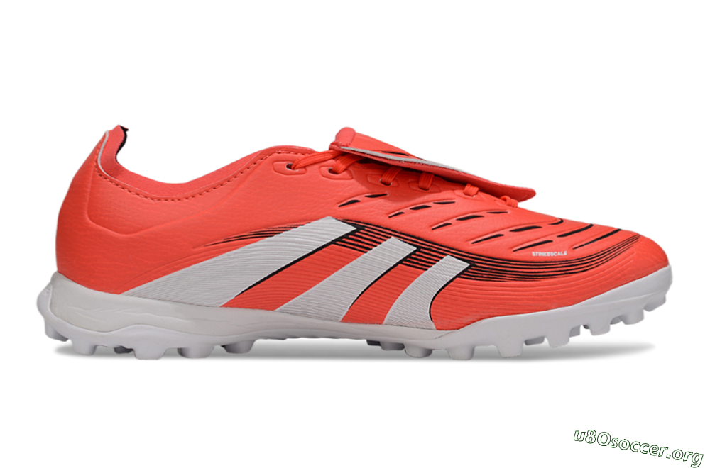 Adidas Predator Elite Foldover Tongue TF Football Shoes - Red/White/Black 7