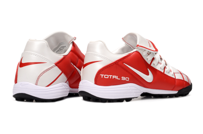 Nike Total 90 III TF Football Shoes - White/Red/Black